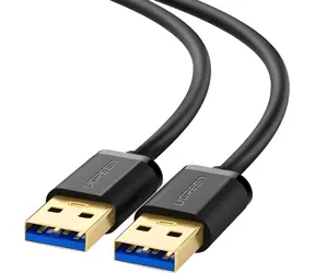 Ugreen USB-A (M) - USB-A (M) 2 m černá / Kabel / USB 3.0 / 5 Gbit/s
