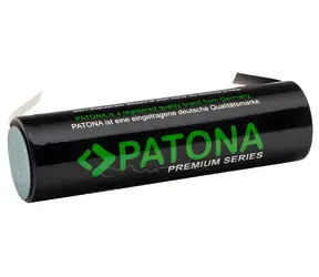 Patona 18650 / Nabíjecí baterie / Li-Ion / 3000mAh / PREMIUM / 3,7V / páskové vývody pro pájení