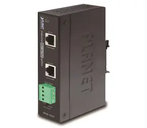 Planet IPOE-162S / PoE splitter / IEEE 802.3at / 12V/24V DC / DIN / IP30 / -40~75°C