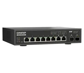 QNAP QSW-L3208-2C6T / Switch / 6x 10GbE RJ45 / 2x 10GbE SFP+/RJ45 combo / Lite Managed / řízený