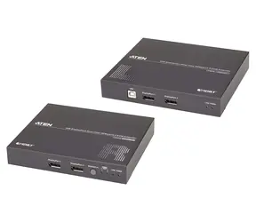 ATEN USB DisplayPort Dual View / KVM extender / HDBaseT 2.0 / 4K / dosah 100 m