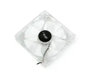 Akyga červená / Ventilátor / 120 mm / 4x červená LED / Molex