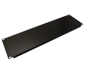 XtendLan záslepka 19" 3U černá / Kovová / Rack příslušenství