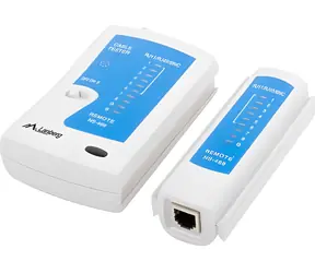 Lanberg NT-0401 / Tester kabelů / RJ-45 / RJ-11 / RJ-12 / Koax / LED indikace
