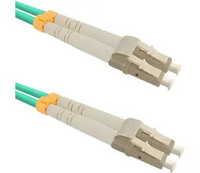 Qoltec 54344 Patchcord LC-UPC to LC-UPC / Duplex / Multimode / OM4 / 2 m