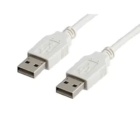 OEM USB 2.0 A-A bílý / Kabel / propojovací / 1,8 m