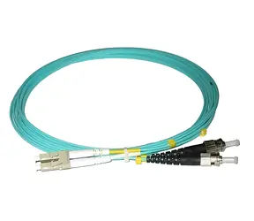 XtendLan LC-ST 2m / Optický patch kabel / Multimode 50/125 OM3 / Duplex / LS0H