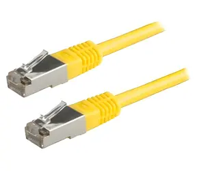 XtendLan žlutá / Patch kabel / Cat5e / FTP / 0,5m