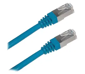 Xtendlan Patch kabel Cat5e FTP 1m modrý / Síťový kabel / stíněný / RJ45