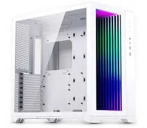 Metallic Gear by Phanteks NEO Qube 2IM bílá / Skříň / ATX / 2x USB 3.0 / USB-C 3.1 / tvrzené sklo / Infinity Mirror