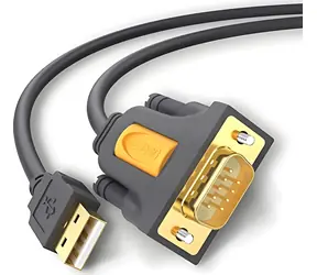 Ugreen 20222 šedá / Redukce / USB-A - RS232 / 2 m