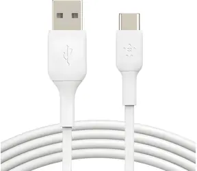 Belkin CAB001BT1MWH2PK bílá / Datový kabel / USB-A - USB-C / 1 m