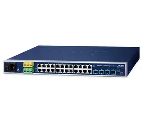 PLANET IGS-R4215-24T4X / Switch průmyslový / 24x Gigabit RJ-45 / 4x 10G SFP+ / L2/L4 / IP30