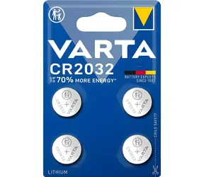 Varta Knoflíková baterie CR2032 4ks / 230 mAh