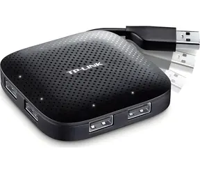 TP-Link UH400 černá / USB hub / 4x USB 3.0 / 5 Gbps / bez adaptéru