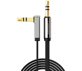 Ugreen 10597 stříbrná / Audio kabel Jack 3.5 mm (M) - Jack 3.5 mm (M) / 1 m