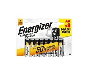 Energizer Power AA / Baterie / Alkalická / LR6 / 8 ks