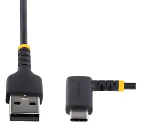 StarTech černá / Kabel USB-A na USB-C / USB 2.0 / 480 Mbit/s / 2m / rychlonabíjení