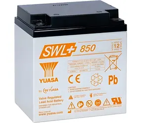 Yuasa SWL+850 / Baterie do UPS / AGM / 12V / 28,8Ah / životnost 15+ let