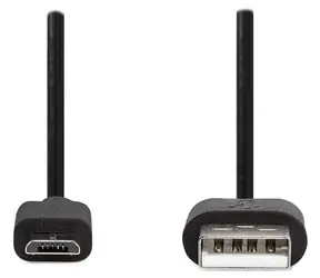 Nedis USB-A - Micro-B 3 m černá / Kabel / USB 2.0
