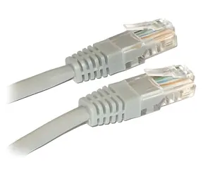 XtendLan šedá / Patch kabel / Cat5e UTP / 0,25 m