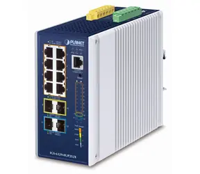 Planet IGS-6329-8UP2S4X / Switch průmyslový / L3 / 8x 1Gb RJ-45 / 2x 2.5Gb SFP / 2x 10Gb SFP+ / PoE 802.3bt 360W