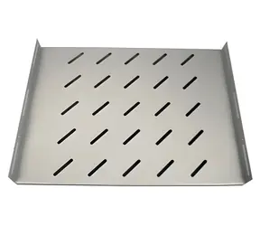 XtendLan Police 550mm šedá / Do racku ECO / hloubka 800mm / 50kg nosnost