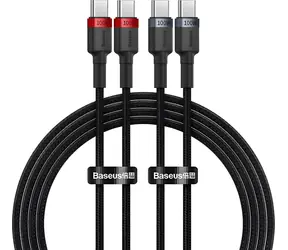 Baseus BSU4887 černá / Kabel USB-C (M) - USB-C (M) / 1 m
