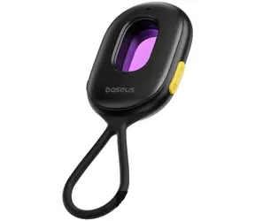 Baseus Heyo Series II černá / Detektor skrytých kamer / alarm / LED svítilna / + kabel USB-A - USB-C