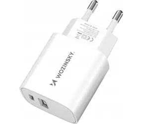 Wozinsky WGWCW bílá / Nabíječka / USB-A + USB-C / 20W