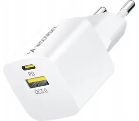 Wozinsky WWCEAC GaN 33W bílá / Nabíječka / USB-A + USB-C