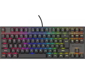 Genesis Thor 303 TKL Outemu Peach Silent černá / Herní klávesnice / Mechanická / Podsvícená / Hliníkový rám / USB