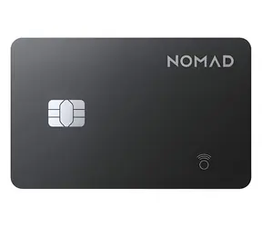 Nomad Tracking Card Pro černá / Lokalizační karta / Apple Find My / bezdrátové nabíjení / výdrž 16 měsíců