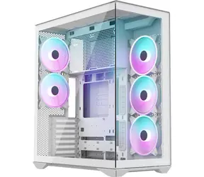 MODECOM Space XL ARGB 5F bílá / Skříň