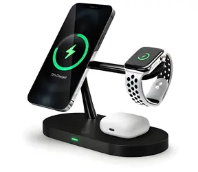 CONNECT IT MultiCharge 5v1 MagSafe černá / Bezdrátová nabíječka / Fast Charge