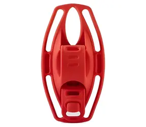 BONE Bike Tie 3 červená / Držák na kolo / pro mobil 4-6,5"