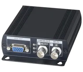 XtendLan Video konvertor / AHD/TVI/CVI/CVBS na HDMI/VGA/CVBS / do 1920x1080 / smyčkový výstup / 2x BNC