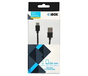 iBox IKUMTC černá / USB kabel / USB-A na USB-C / USB 3.2 Gen 1 / 1 m