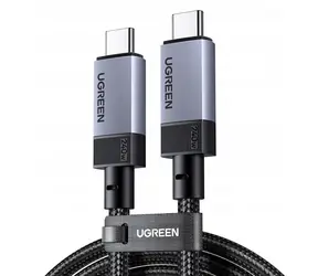 Ugreen kabel USB-C (M) - USB-C (M) 1m šedá / USB-C kabel / 40 Gbit/s / Rychlé nabíjení