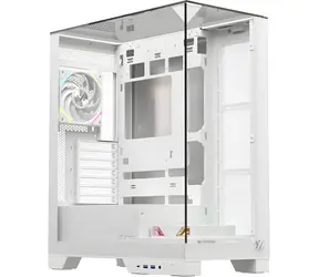 XYZ PC GEAR Trifecta ARGB bílá / PC skříň / ARGB podsvícení / ATX / E-ATX