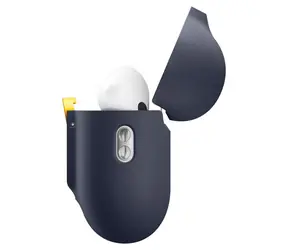 Spigen Nano Pop Blueberry Navy / Pouzdro pro Apple AirPods Pro 3 / TPU silikon / Bezdrátové nabíjení
