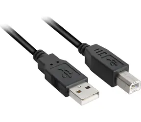 Sharkoon USB-A - USB-B černý / Propojovací kabel / USB 2.0 / 3 m