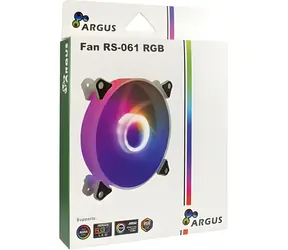 Inter-Tech ARGUS RS-061 / Ventilátor / 120 mm / ARGB / 1200 RPM / PWM / 22 dB