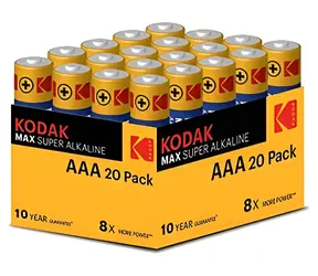 Kodak MAX SUPER AAA / Alkalická baterie / 20 ks