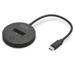 Digitus DA-71547 černá / Dokovací stanice pro M.2 SSD / NVMe + SATA / USB-C 3.2 Gen 1 / 4 TB