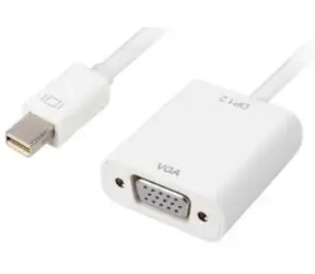 Sharkoon mini DisplayPort - VGA bílá / Adaptér / 15 cm
