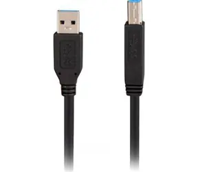 Sharkoon černá / Kabel / USB-A - USB-B / USB 3.2 Gen 1 / 2 m