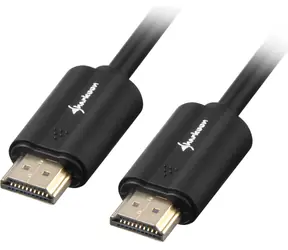 Sharkoon černá / Kabel HDMI (M) - HDMI (M) / 4K / Ethernet / 1 m