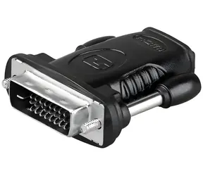 Goobay 68482 černá / Adaptér / HDMI na DVI-D