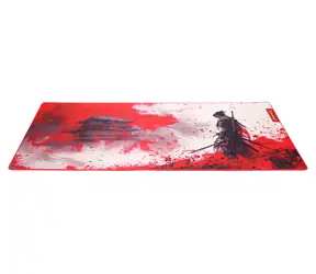 Marvo MONKA ZOWA XL červeno-bílá / Herní podložka pod myš / 900 x 400 x 3,5 mm